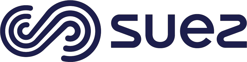 SUEZ 1COL (2766C) FRONT LOGO 8cm x 2cm