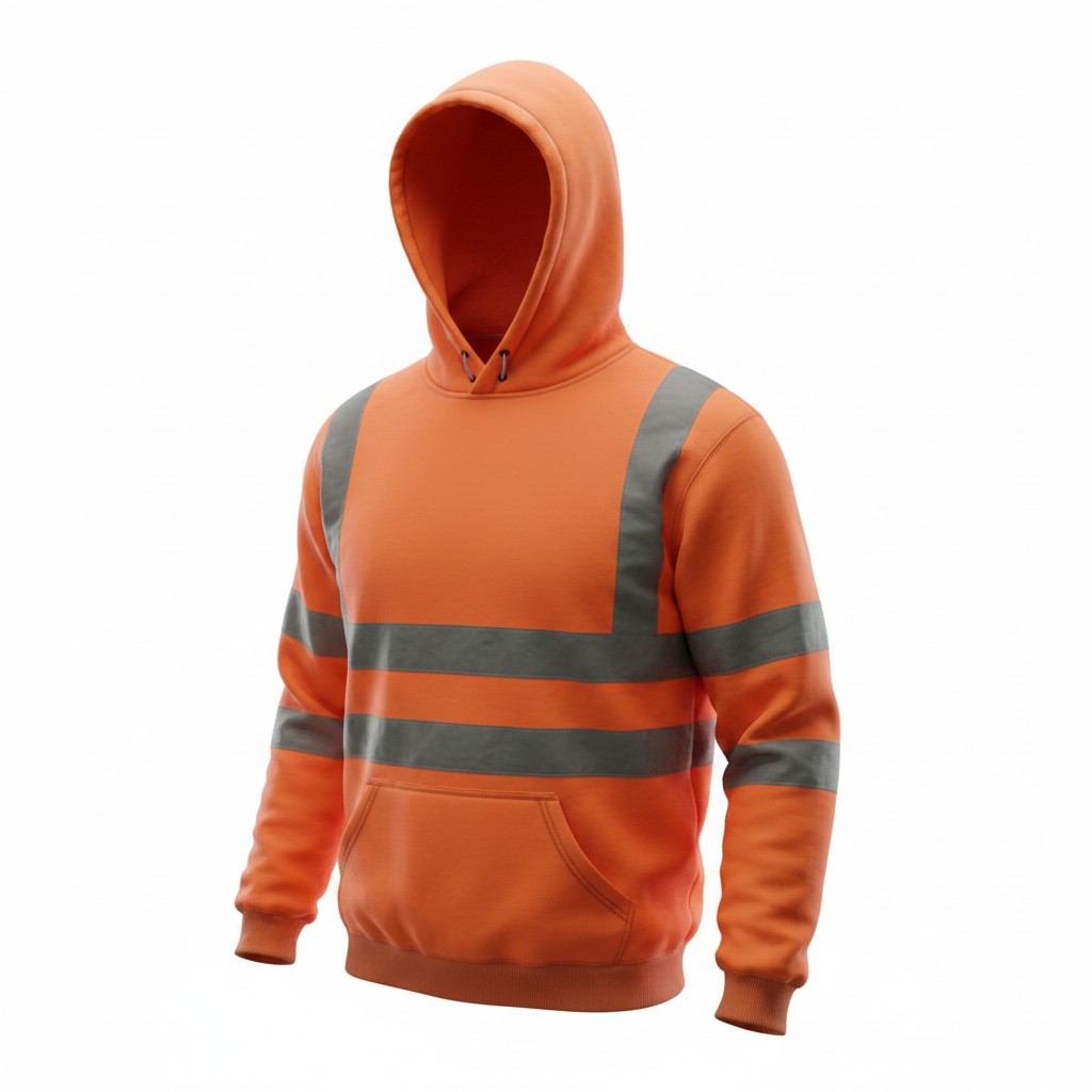 AQUA HI-VIS PULLOVER HOODIE