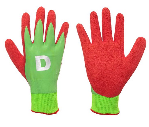 [GL360] 40177 STOP 'N' GO LATEX FULLY COATED CUT D GLOVES