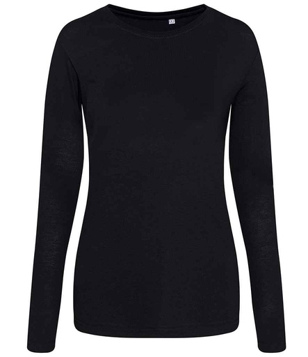 [TS053] JT002F AWDIS LADIES LONG SLEEVE TRI-BLEND T-SHIRT