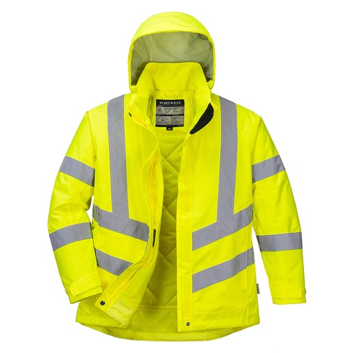 [JK116] LW74 LADIES HI-VIS WATERPROOF JACKET