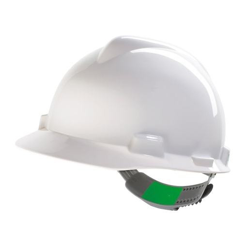 [HH927] MSA V-GUARD SAFETY HELMET WHITE-MSAGV111W