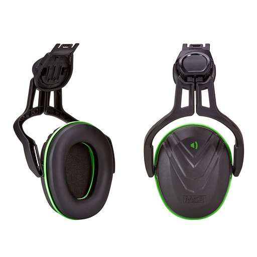 [EP358] MSA V-GARD HELMET MOUNTED EAR DEFENDERS GREEN- MSA10190356