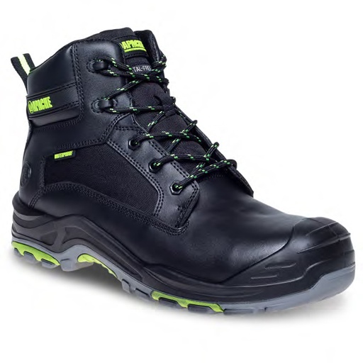 [FW993] DAKOTA S3 WR HRO SRC BLACK PU RUBBER WATERPROOF NON METALLIC BOOT