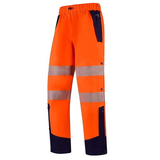 [TR721] FGXeco LIGHTWEIGHT LAMINATED HI-VIS BREATHABLE W/PROOF 4: 4 TROUSER