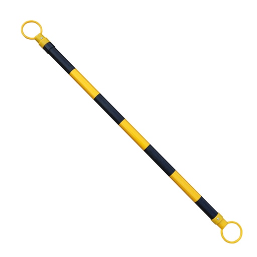 [FA168] TELESCOPIC DEMARCATION POLE FOR TRAFFIC CONES-YELLOW/BLACK