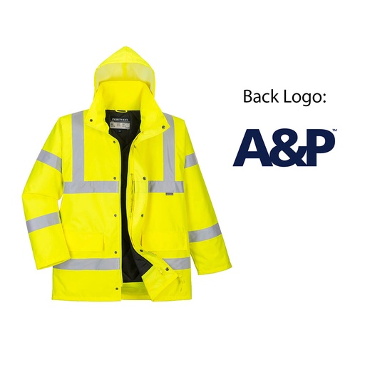 [JK372] S461- HI VIS BREATHABLE WINTER TRAFFIC JKT