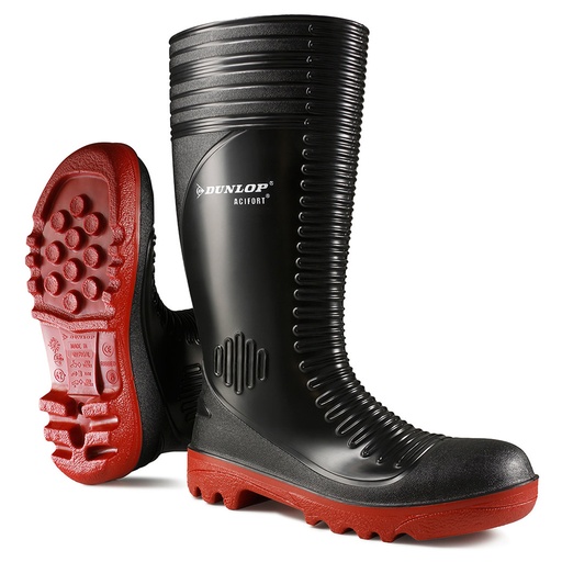 [FW433] DUNLOP ACIFORT RIBBED BLACK SBP