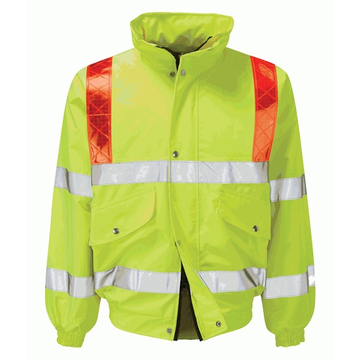 [JK130] BOMBER JACKET WITH RED BRACES