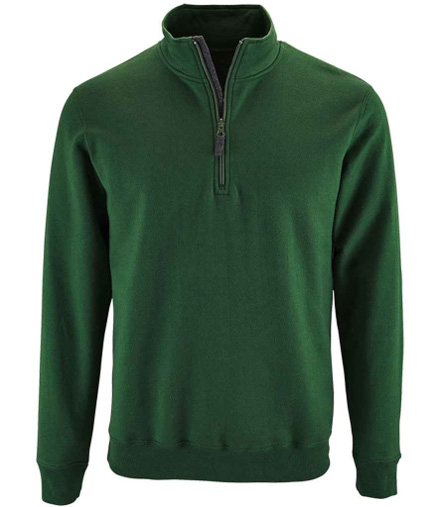 [SS044] SOL'S STAN CONTRAST ZIP NECK SWEATSHIRT 02088