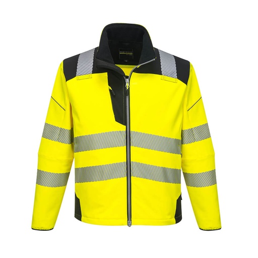 [FJ092] T402 PW3 HI VIS SOFTSHELL JKT