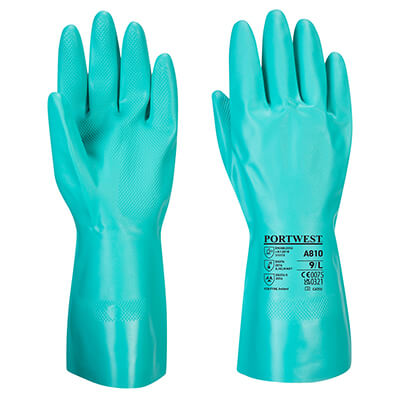 [GL238] A810 NITRILE CHEMICAL GAUNTLET