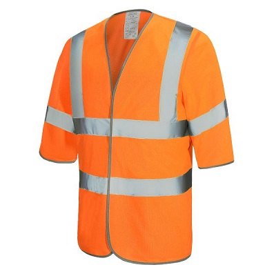 [JK523] SHORT SLEEVE MESH JACKET EN20471