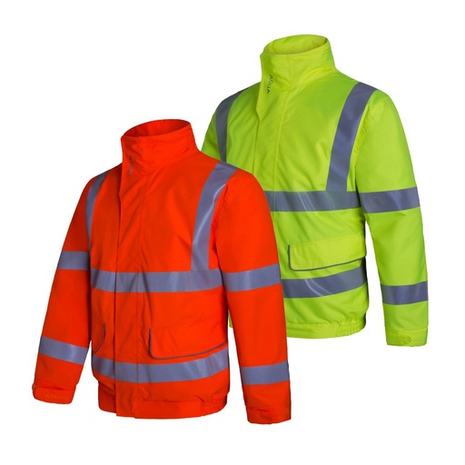 [JK526] HI-VIS RIPSTOP BREATHABLE BOMBER JACKET