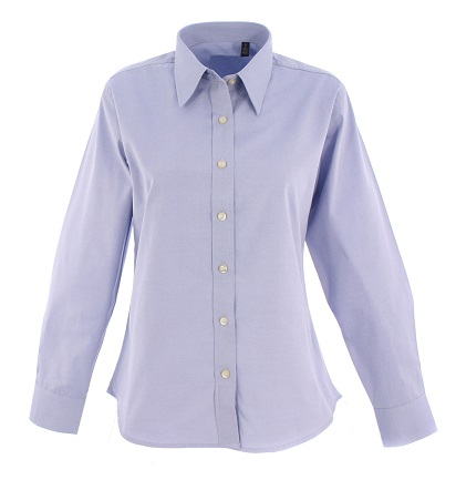 [SH048] UC703 LADIES PINPOINT OXFORD FULL SLEEVE SHIRT