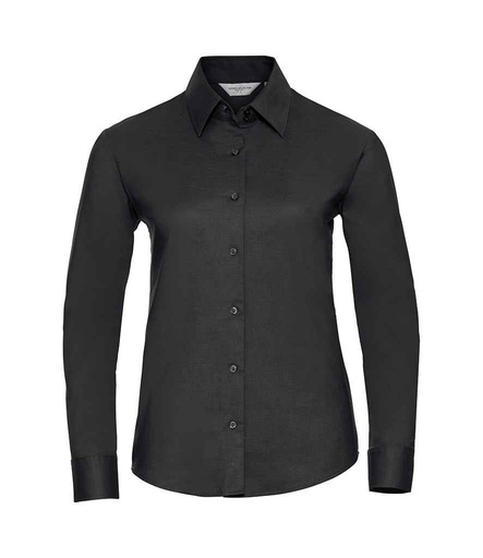 [SH128] WOMENS L/S EASY CARE OXFORD SHIRT 932F
