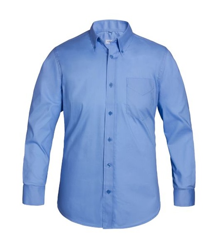 [SH176] AQUA OXFORD SHIRT LONG SLEEVE