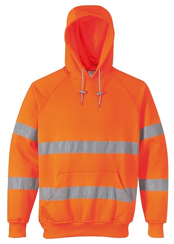 [SS026] HI-VIS HOODED SWEATSHIRT B304