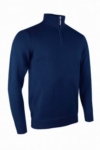 [SS060] GM81 GLENMUIR ZIP NECK COTTON SWEATER