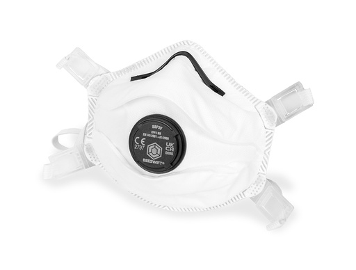 [RP190] BBP3VN MASK VALVED BOX OF 5 WHITE