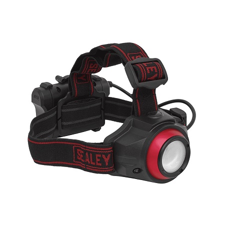 [AC510] HT111R SEALEY 5W CEB LED AUTO-SENSOR RECHARGEABLE HEAD TORCH BLACK